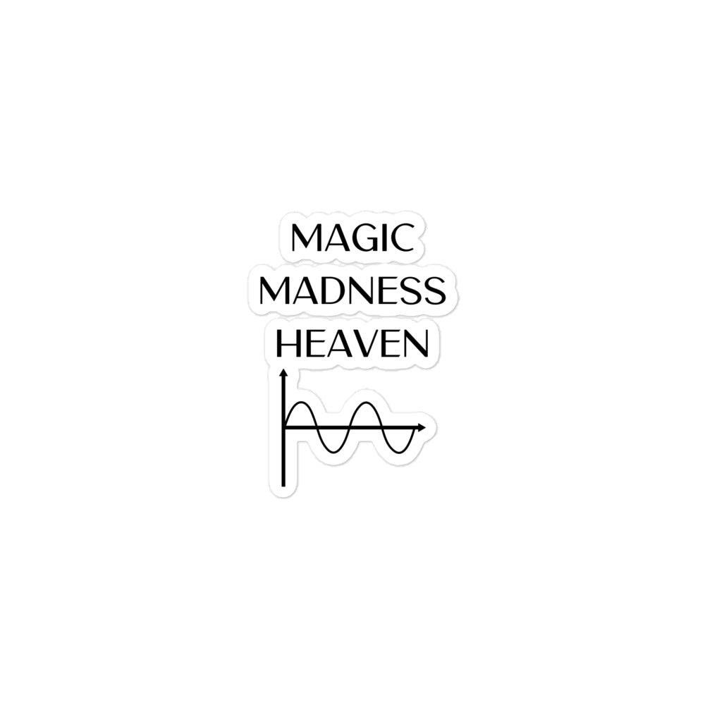 Magic Madness Heaven Sin(e) Sticker