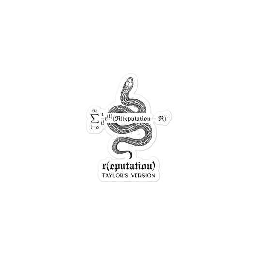 Reputation (TV) Taylor Series Sticker