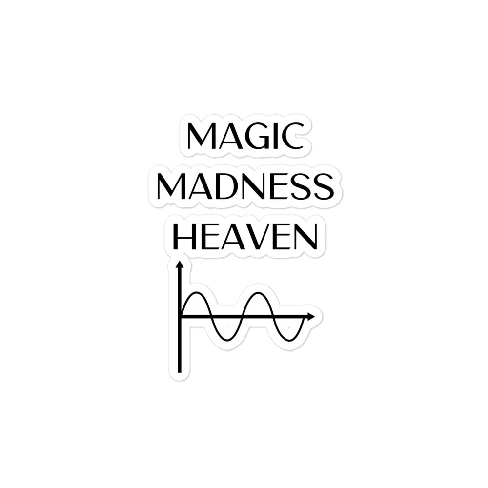 Magic Madness Heaven Sin(e) Sticker