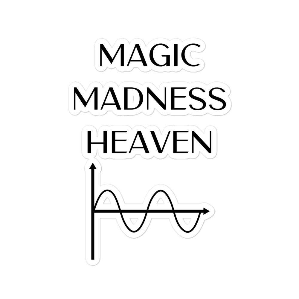 Magic Madness Heaven Sin(e) Sticker