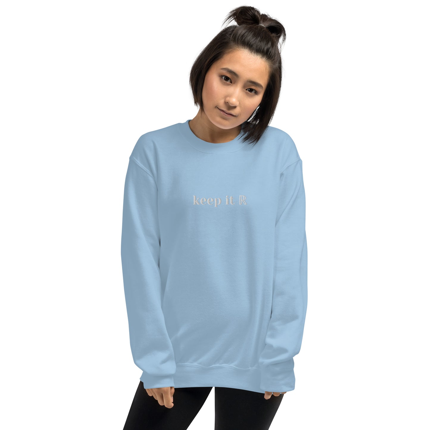 Keep It R(eal) Embroidered Sweatshirt